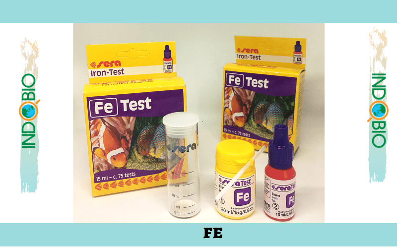 Test Fe sera, xác định sắt (fe) trong nước hồ cá, ao nuôi tôm, đóng gói 75 test/hộp